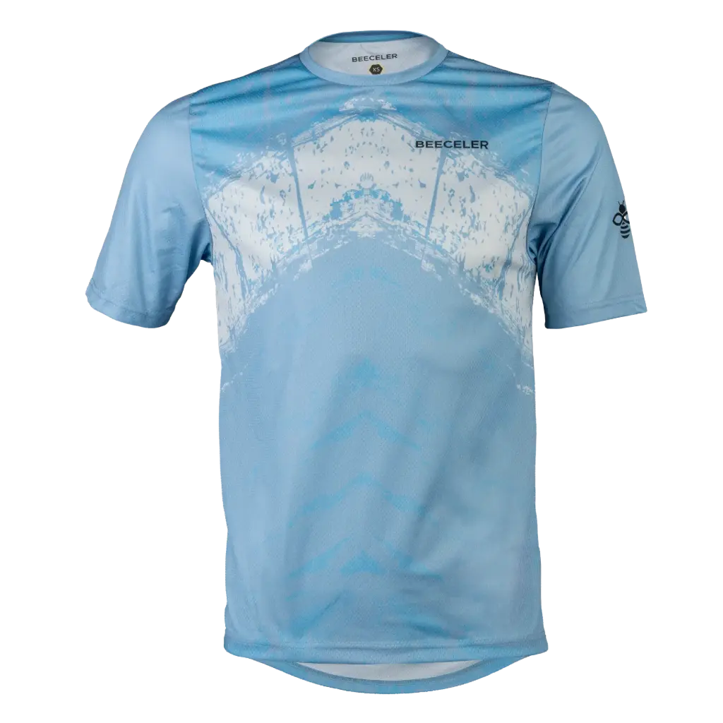 SHORT-SLEEVE BLUE MTB T-SHIRT