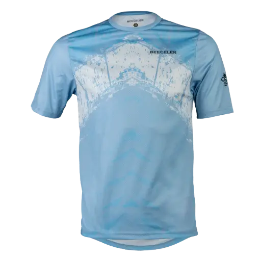SHORT-SLEEVE BLUE MTB T-SHIRT
